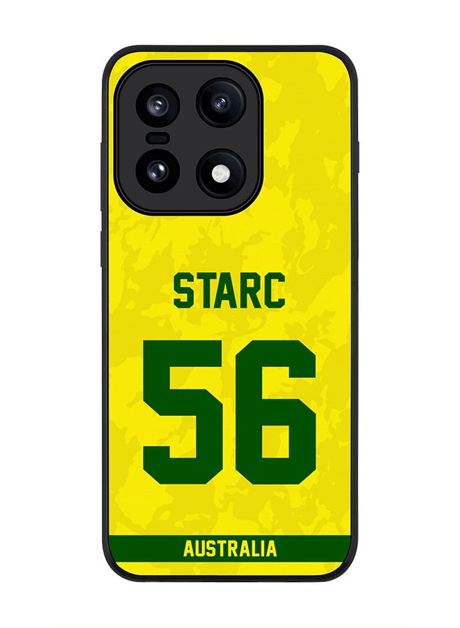 For OnePlus 15 Case,Slim fit Camera Protection, Shockproof Thin Phone cover - Australia Mitchell Starc, Jersey No 56